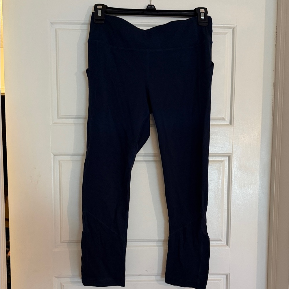 lululemon athletica Navy High-Rise Cropped Leggings